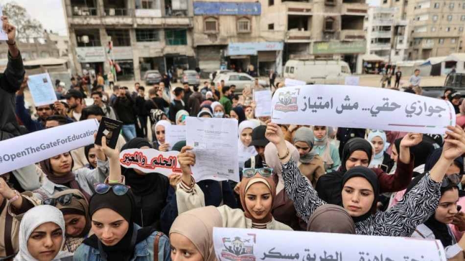 'Dreams disappear' as Gaza students await evacuation to Italy