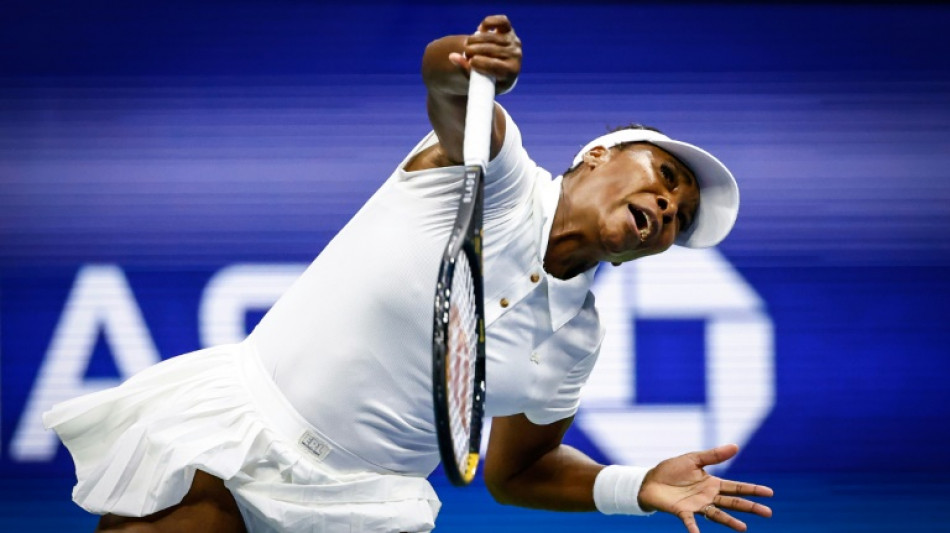 Battling Venus falls short on US Open return