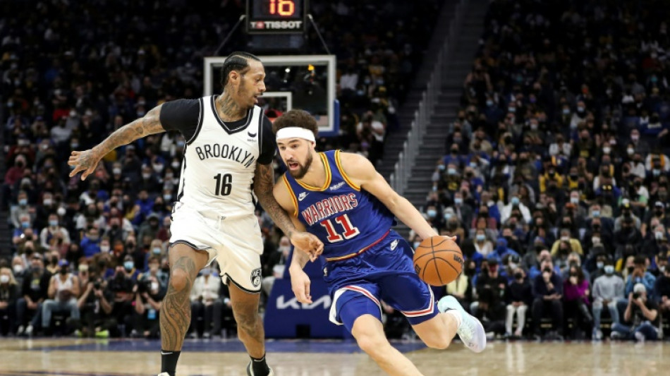 NBA: Thompson sauve les Warriors face aux Nets d'Irving