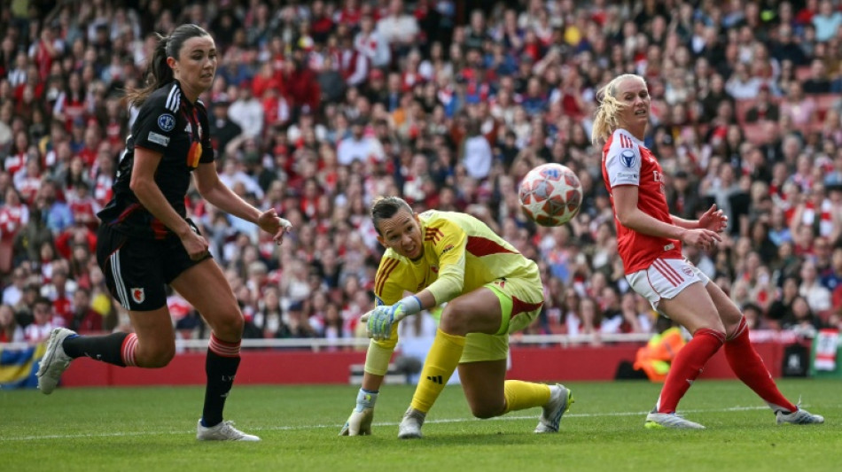 Ligue des champions f&eacute;minine: l'OL Lyonnes plomb&eacute; &agrave; Arsenal