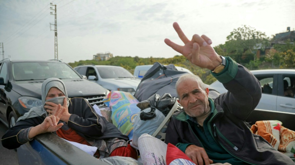 Lage im Libanon trotz Waffenruhe weiter angespannt - Vertriebene kehren in S&uuml;den zur&uuml;ck