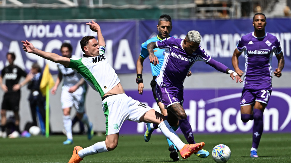 Serie A: Fiorentina-Sassuolo 0-0