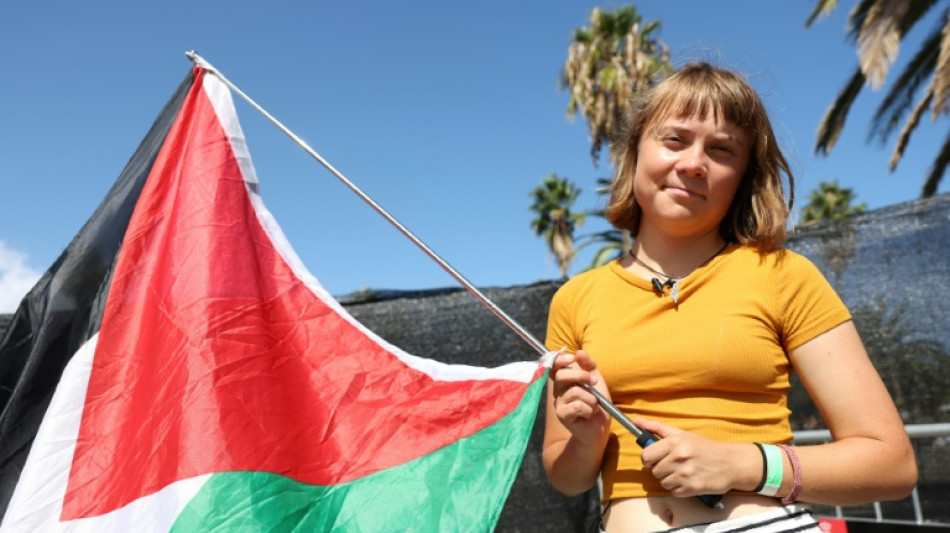 Greta Thunberg en tête d'une flottille de bateaux qui veulent atteindre Gaza