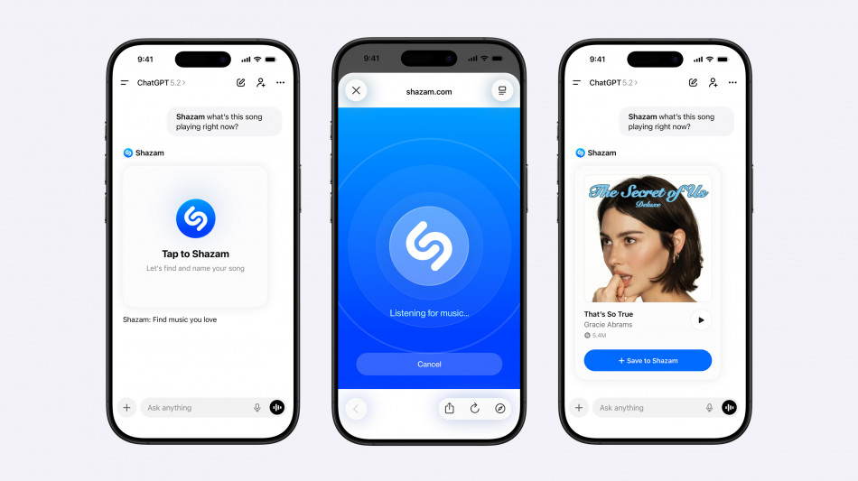 Shazam &egrave; ora disponibile su ChatGpt