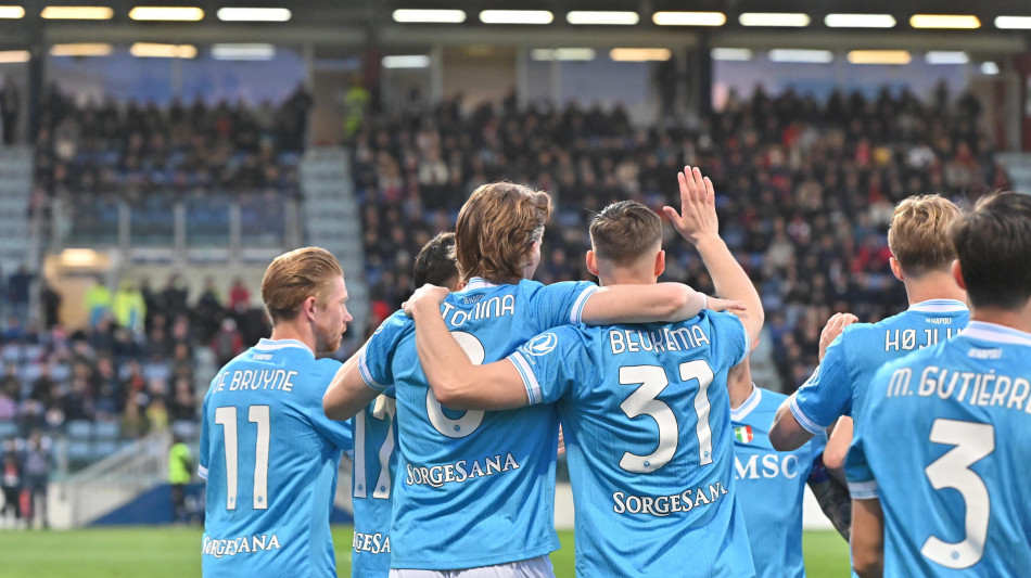 Serie A: al Napoli basta McTominay, Cagliari sconfitto all'Unipol Domus