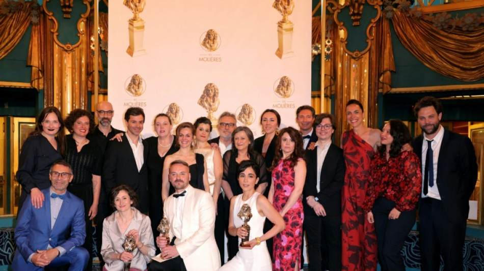 Th&eacute;&acirc;tre: palmar&egrave;s de la 37e c&eacute;r&eacute;monie des Moli&egrave;res
