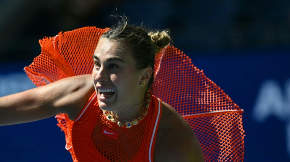 Sabalenka holds off Noskova to keep US Open three-peat bid alive