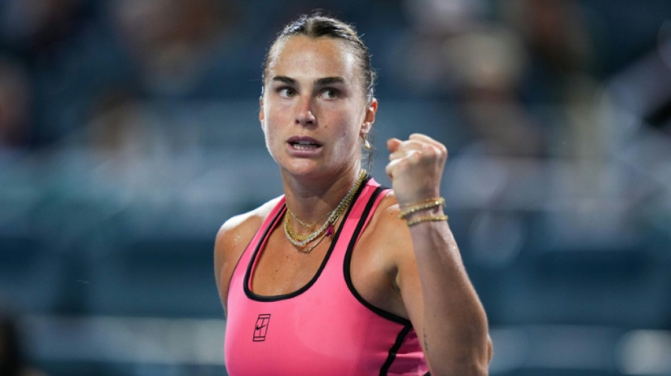 Sabalenka vence Rybakina em Miami e est&aacute; a um passo do 'Sunshine Double'