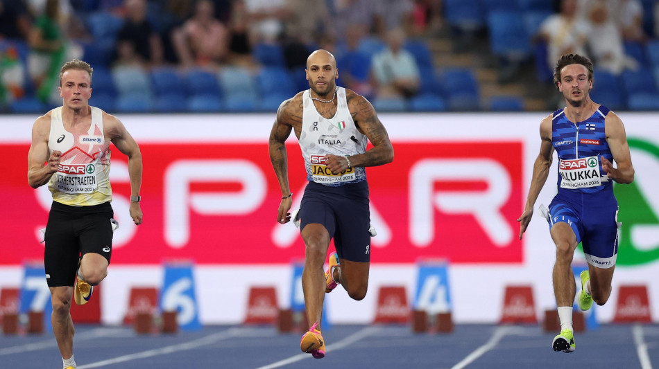 Atletica: per Jacobs lesione muscolare alla coscia, cure a Roma