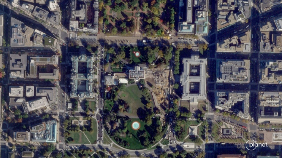 Termina la demolición del ala este de la Casa Blanca, muestran imágenes satelitales