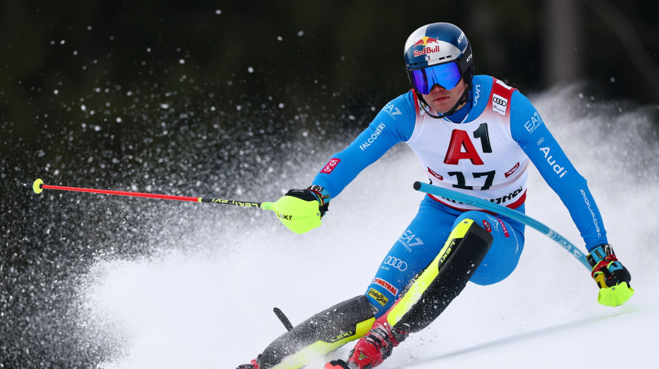Pinheiro Braathen in testa al gigante di Schladming, Vinatzer quinto