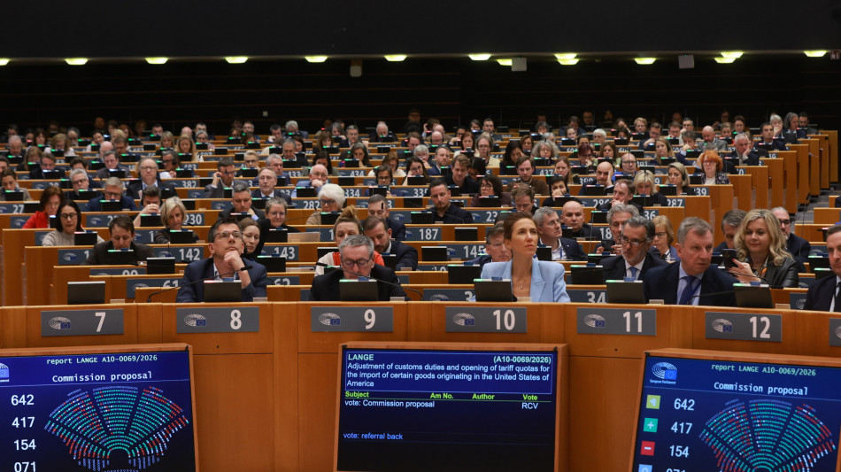 Usa, 'bene il voto sui dazi al Parlamento Europeo, garantisce la stabilit&agrave;'