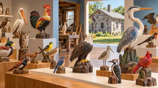 Albert Zahn&rsquo;s carved birds find a lasting home in Wisconsin museums