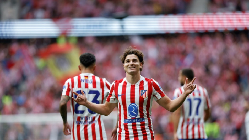 Espagne: l'Atl&eacute;tico Madrid terrasse le Real 5-2 avec un doubl&eacute; d'Alvarez