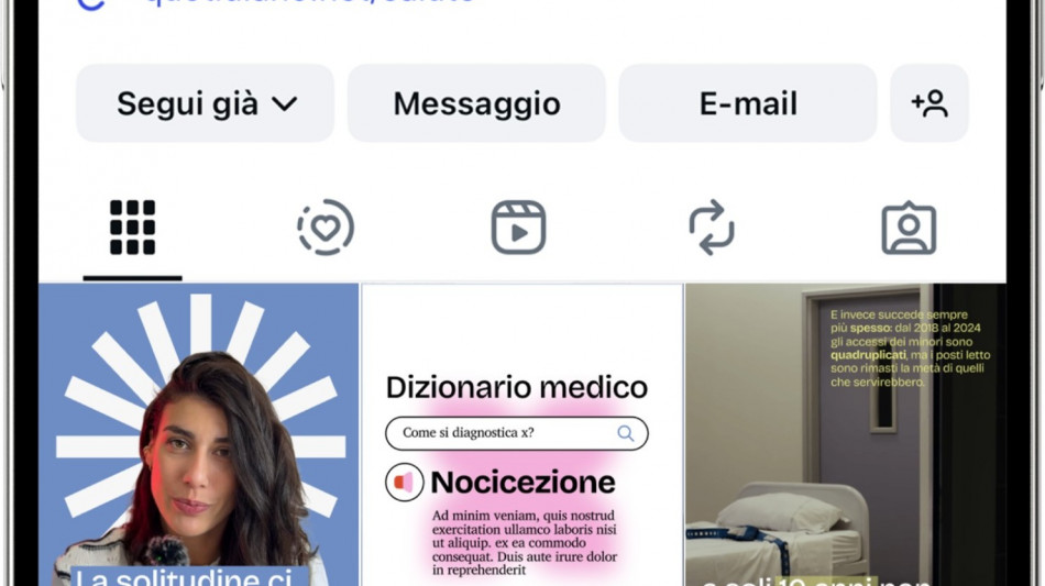'La disinformazione non &egrave; salute'. Qn Salus arriva su Instagram