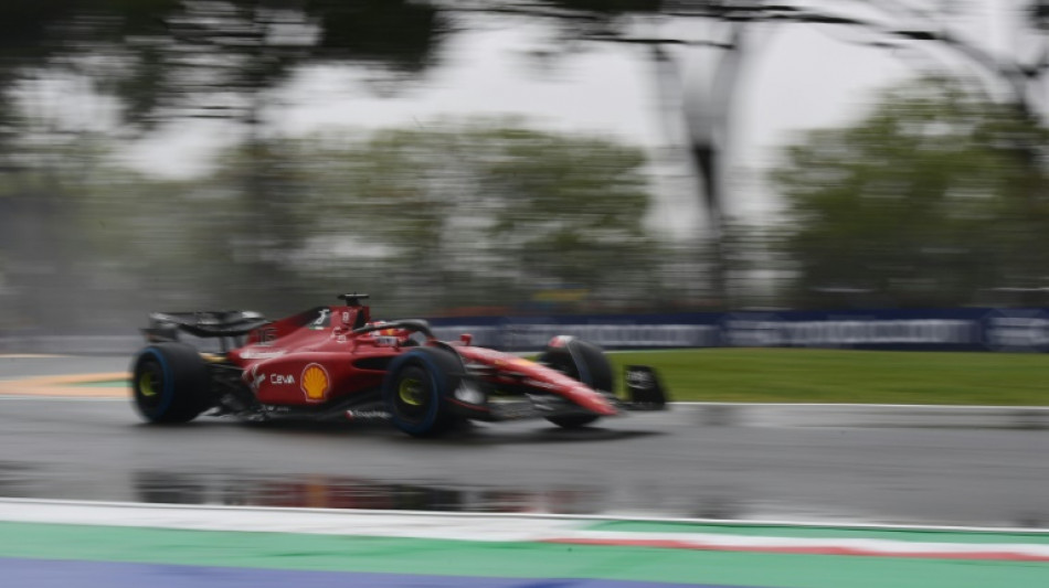 Ferrari duo revel in rain for Emilia Romagna practice